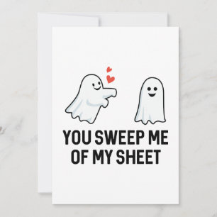 You Sweep Me Of My Sheet Thank You Card