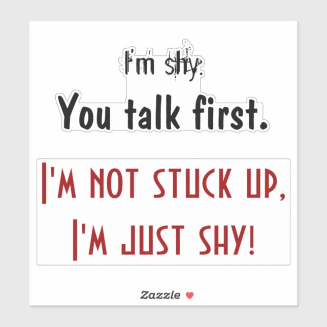 You Talk First Not Stuck Up (Sheet)