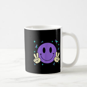 You Teal Purple Ribbon Suicide Prevention Awarenes Coffee Mug