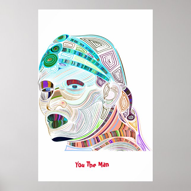 You The Man Poster (Front)