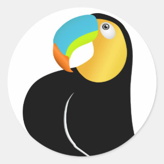 You Toucan Focus. Classic Round Sticker