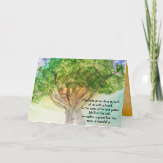 You Touched Our Heart, Folded Thank You Card