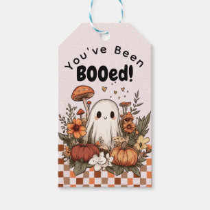 You’ve Been Booed Cute Cottagecore Halloween  Gift Tags