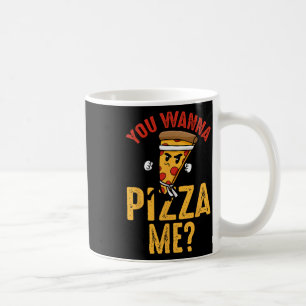You Wanna Pizza Me Funny Ninja Karate Kawaii Pizza Coffee Mug