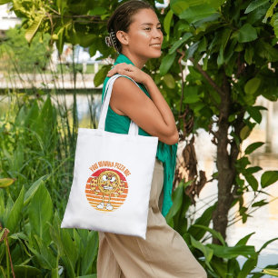 You Wanna Pizza Me? – Pizza Food Pun Tote Bag