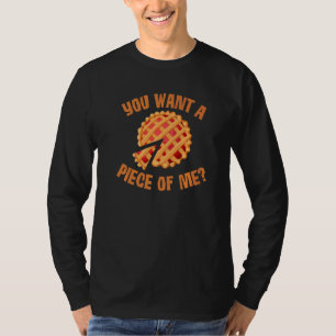 You Want A Piece Of Me Pumpkin Pie Halloween Costu T-Shirt