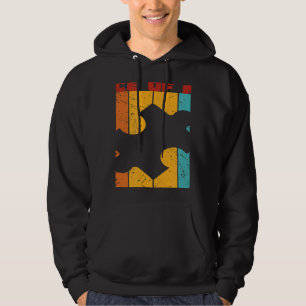 You Want A Piece Of Me Retro Jigsaw Puzzling Hoodie