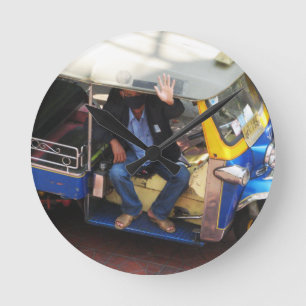 You want TAXI TUK-TUK? Round Clock