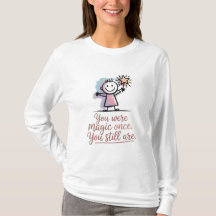 You Were Magic Once Women’s Polo | Minimal Cute