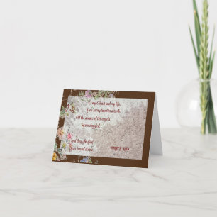 “You Were Placed In A Tomb” Blank Greeting Card