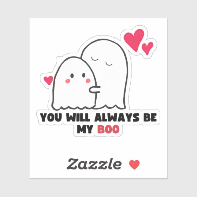 You will always be my boo, cute Valentine's day (Sheet)