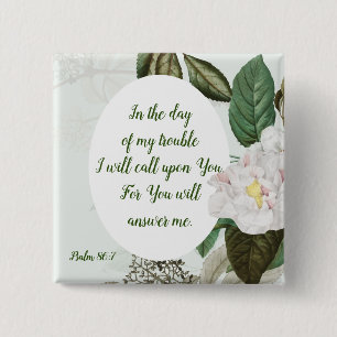 You will Answer Inspirational Quote 15 Cm Square Badge