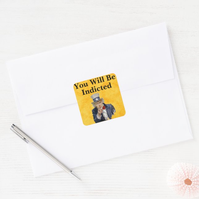 You Will Be Indicted Sticker (Envelope)