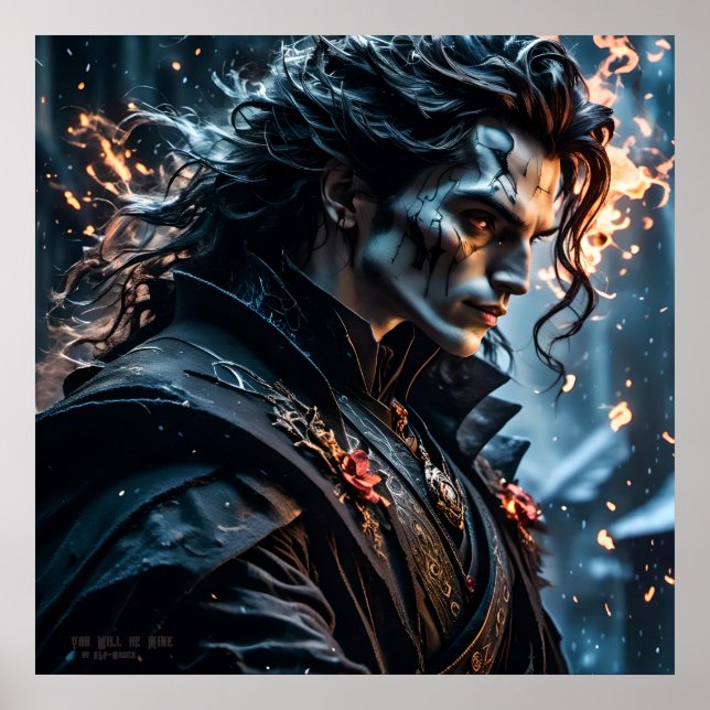 You Will Be Mine - AI Fantasy Digital Art Print (Front)