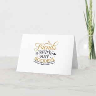 YOU WILL BE "MISSED" KEEP IN TOUCH! CARD