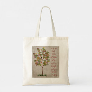 You will go out with Joy Isaiah 55 verse Tote Bag