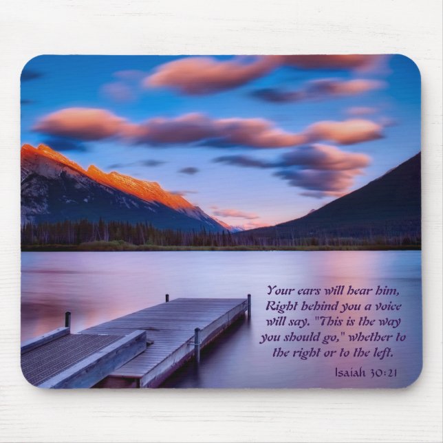 You Will Hear Him Mouse pad (Front)