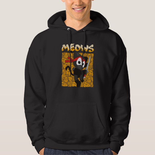 You Will Hear The Meows Domesticated Animal Cat Hoodie (Front)