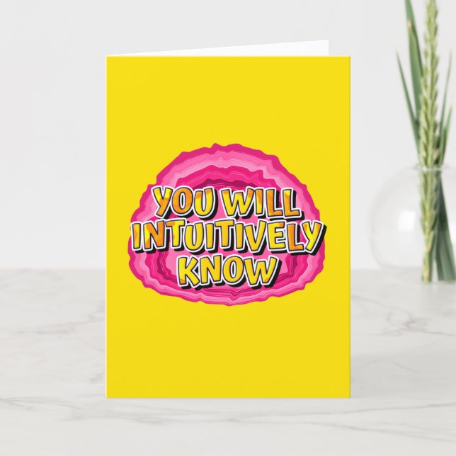 You Will Intuitively Know | AA Recovery Prayer Card (Front)