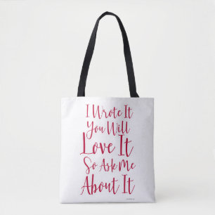 You Will Love This Book Author Slogan  Tote Bag