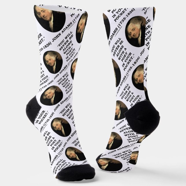 You Will Never Be Alone With Poet Pocket Adams Qte Socks (Angled)