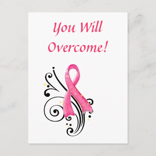 You Will Overcome Postcard (Front)