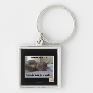 You woke me up key ring