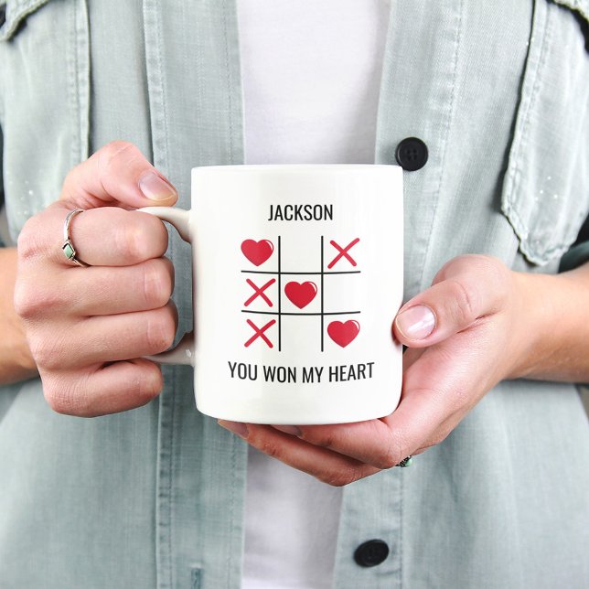 You Won My Heart Couples Coffee Mug (Creator Uploaded)