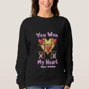 You Won My Heart Romantic & Cute Valentine’s Day Sweatshirt