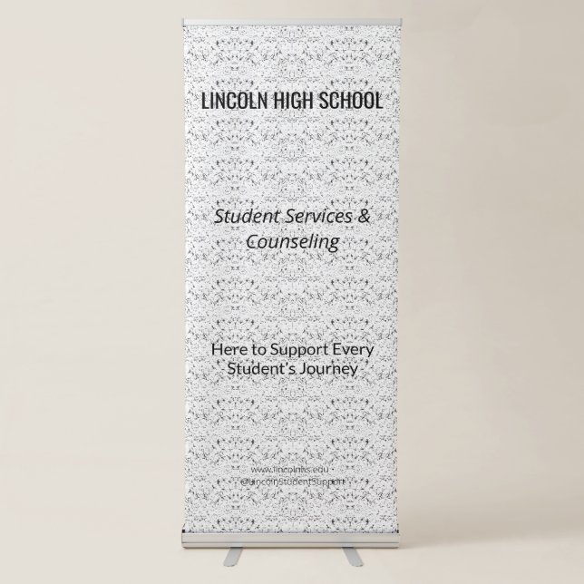 You Won't Believe the Quality of This Vertical Retractable Banner (Front)
