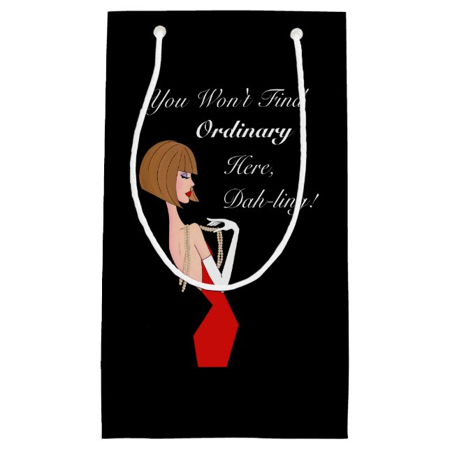 "You Won't Find Ordinary Here!" DIVA Gift Bag (Front)