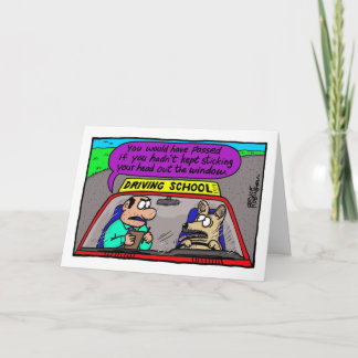 You would have passed... card