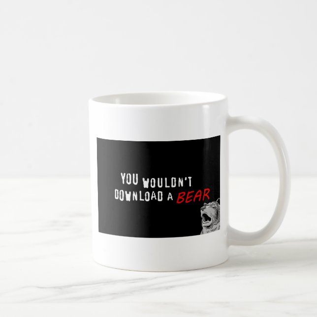 You Wouldn't Download A Bear - GeekShirts Coffee Mug (Right)