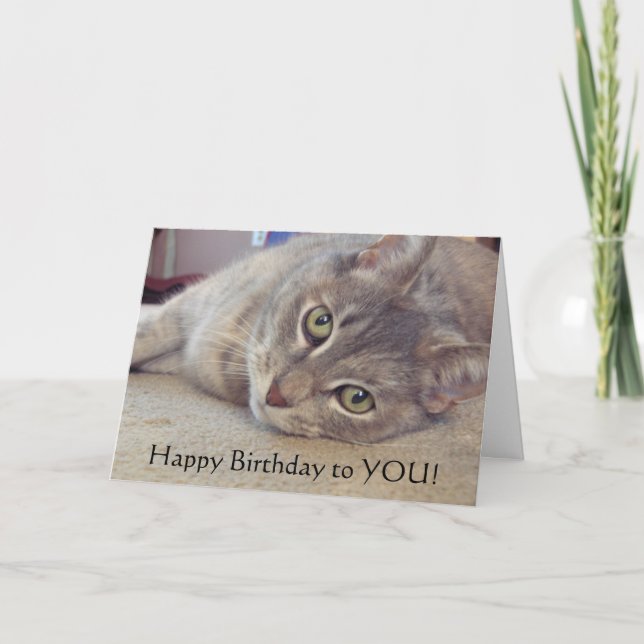 You, You, You...It's ALWAYS about YOU! Card (Front)