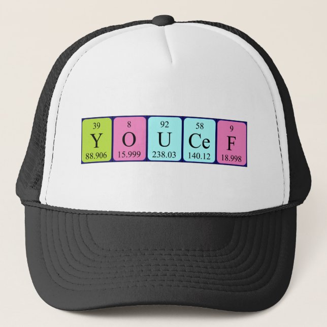 Youcef periodic table name hat (Front)
