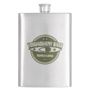Youghiogheny River, Pennsylvania Hip Flask