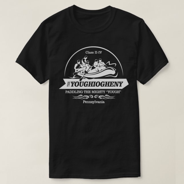Youghiogheny River T-Shirt (Design Front)