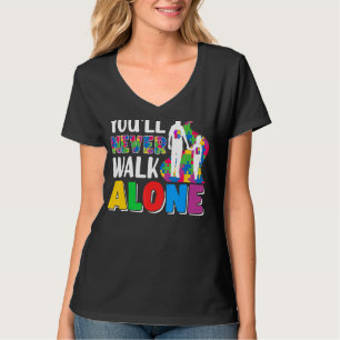 You'll Never Walks Alone Father And Son Daughter T-Shirt