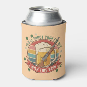 You'll Shoot Your Eye Out with Personalized Beer Can Cooler