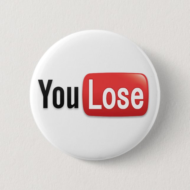 youlose 6 cm round badge (Front)