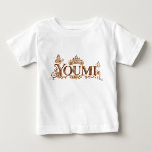 Youmi   Elegant Luxury Name Design Baby T-Shirt