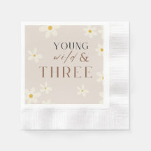 Youn Wild & THREE Cocktail Napkins