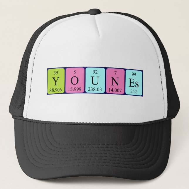 Younes periodic table name hat (Front)
