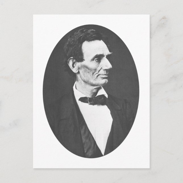 Young Abraham Lincoln Postcard (Front)