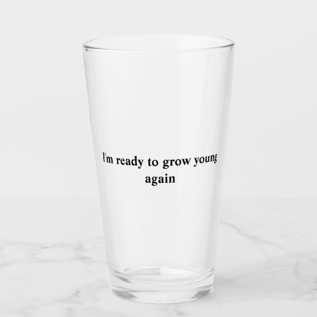 Young Again Glass (Front)
