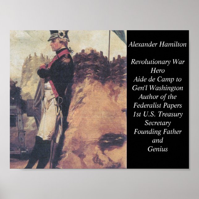 Young Alexander Hamilton poster (Front)