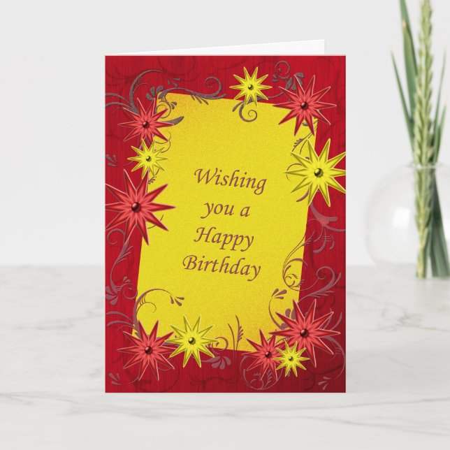 Young and feisty birthday card (Front)
