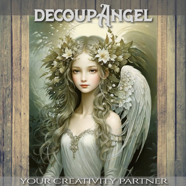 Young Angel - Decoupage -  Tissue Paper (Creator Uploaded)