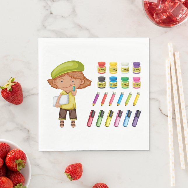 Young Artist Paper Napkins (Creator Uploaded)