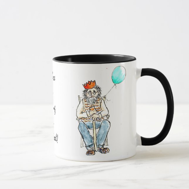 'Young as You Feel' Large Mug (Right)